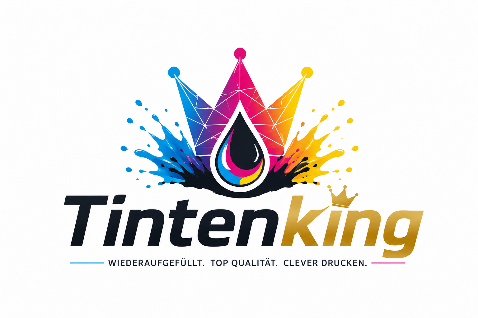 Tintenking – Wiederaufgefüllt. Top Qualität. Clever drucken.